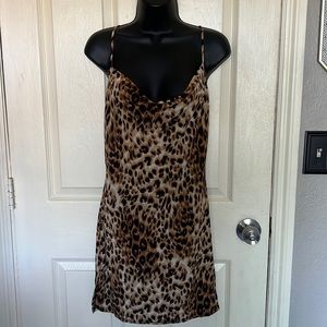 Cheetah/Leopard print mini dress